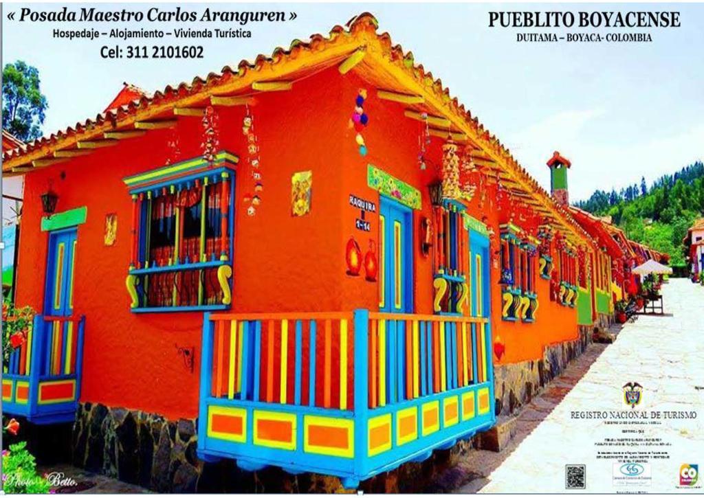 Casa Posada Maestro Carlos Aranguren Duitama Exterior photo